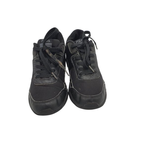 Adidasi dama Fila 38, imitatie de piele, material textil, negru - imagine 3