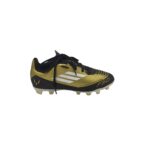 Adidasi copii Adidas 34, imitatie de piele, negru auriu
