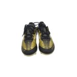 Adidasi copii Adidas 34, imitatie de piele, negru auriu - imagine 3