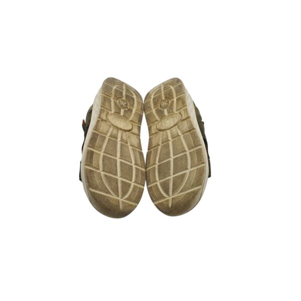 Sandale copii Superfit 26, piele intoarsa, piele, kaki - imagine 5