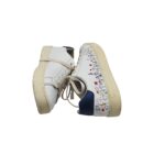 Adidasi dama Graceland 37, imitatie de piele, alb - imagine 4
