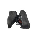 Adidasi dama Puma 37, imitatie de piele, negru - imagine 4