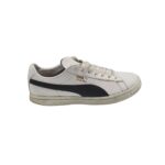 Adidasi barbati Puma 44,5 ,imitatie de piele, alb negru