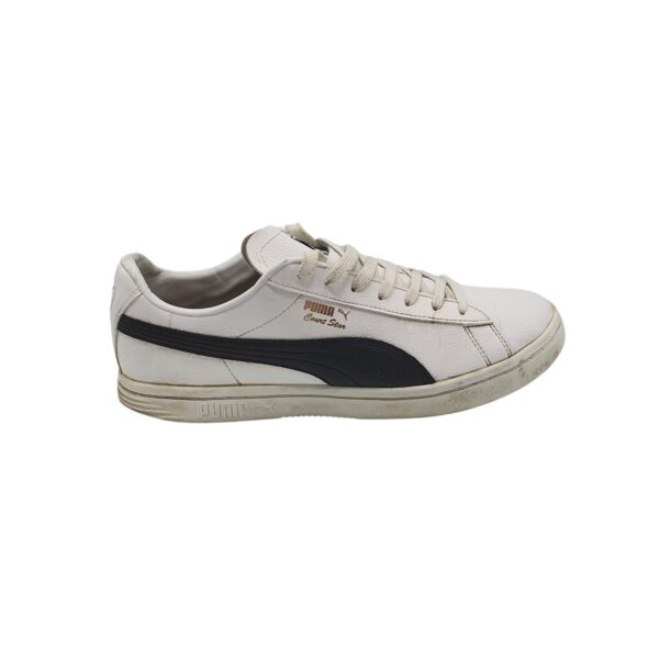 Adidasi barbati Puma 44,5 ,imitatie de piele, alb negru - imagine 1