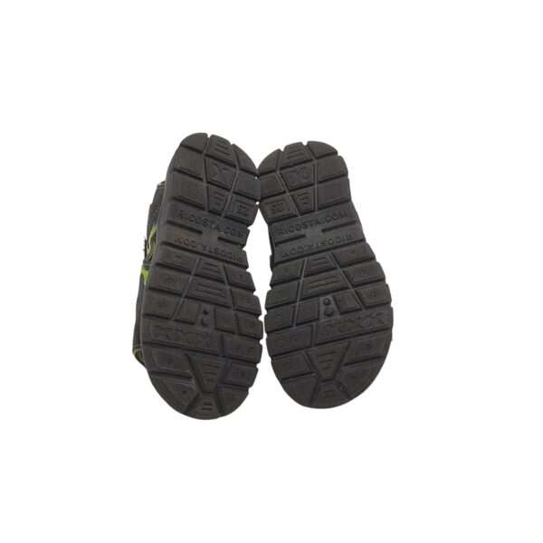 Sandale copii Ricosta 25, imitatie de piele, negru verde - imagine 5