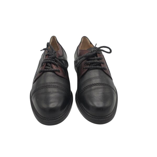 Pantofi barbati Goldkrone 42, piele, negru - imagine 3
