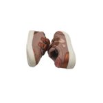 Adidasi copii Lilly & Dan 25, piele intoarsa, imitatie de piele, bej - imagine 4