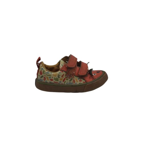 Tenisi copii Clarks 22, piele,  maro - imagine 1