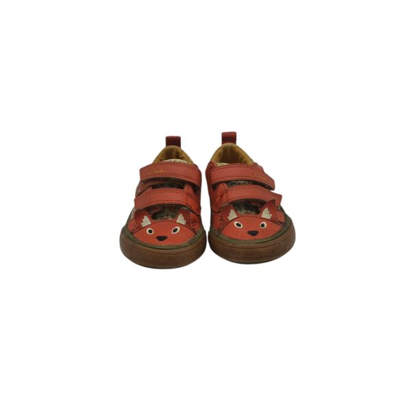 Tenisi copii Clarks 22, piele,  maro - imagine 3