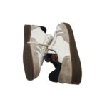 Adidasi barbati Atorka 42, imitatie de piele, piele intoarsa, alb gri - imagine 4