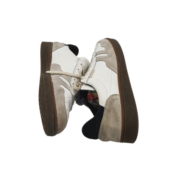 Adidasi barbati Atorka 42, imitatie de piele, piele intoarsa, alb gri - imagine 4