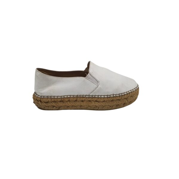 Espadrile dama 37, piele, imitatie de piele, alb - imagine 1