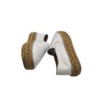 Espadrile dama 37, piele, imitatie de piele, alb - imagine 4