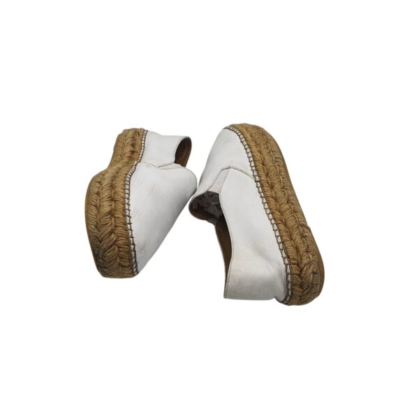 Espadrile dama 37, piele, imitatie de piele, alb - imagine 4