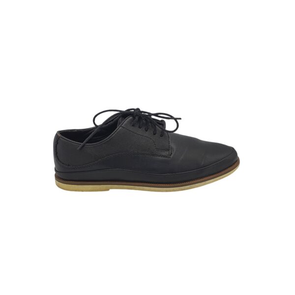 Pantofi barbati Zara 41, imitatie de piele, negru - imagine 1