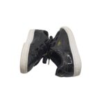 Adidasi dama Puma 37, imitatie de piele, negru - imagine 4