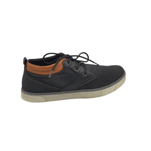 Adidasi barbati Livergy 43, imitatie de piele, negru - imagine 1