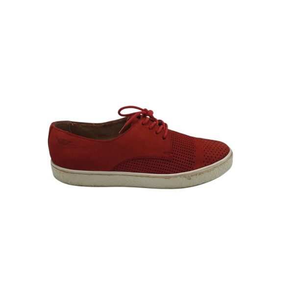 Tenisi dama Wojas 37, piele, rosu - imagine 1
