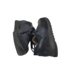Adidasi dama Waldlaufer 40, piele, imitatie de piele ,albastru negru - imagine 4