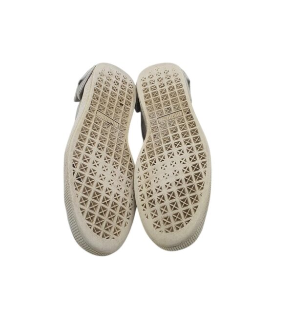 Adidasi dama Puma 39, piele intoarsa, gri - imagine 5