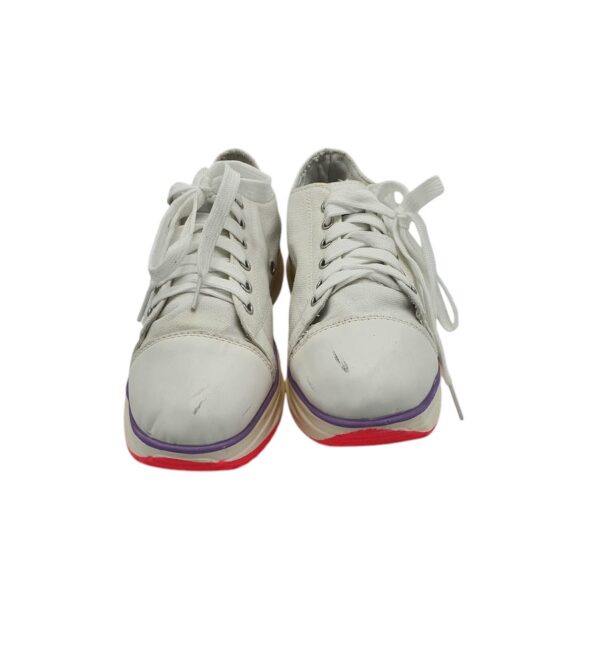 Adidasi dama Fashion 38, material textil, alb - imagine 3