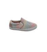 Espadrile copii 34, material textil, roz albastru