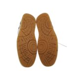 Adidasi dama Lacoste 38, material textil, piele intoarsa , piele, alb gri - imagine 5
