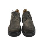 Pantofi barbati Charly 43, piele intoarsa, gri - imagine 3