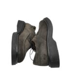 Pantofi barbati Charly 43, piele intoarsa, gri - imagine 4