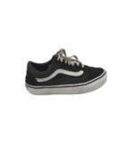Tenisi dama Vans 36, piele intoarsa, material textil, negru