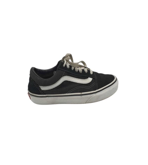 Tenisi dama Vans 36, piele intoarsa, material textil, negru - imagine 1