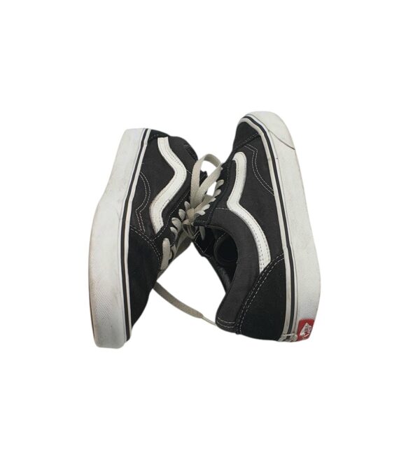Tenisi dama Vans 36, piele intoarsa, material textil, negru - imagine 4