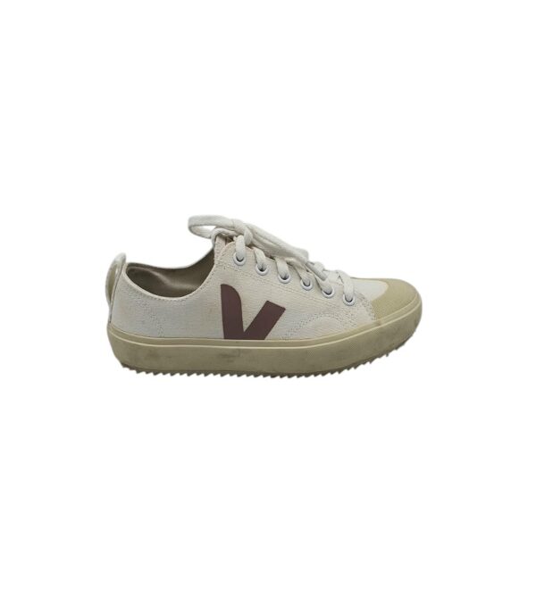 Tenisi dama Veja 36, material textil, alb - imagine 1