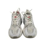 Adidasi barbati Puma 46 , imitatie piele ,material textil, alb gri - imagine 3