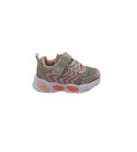 Adidasi copii 26, material textil, gri roz