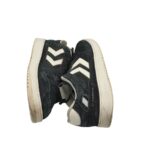 Adidasi barbati Hummel 46, piele intoarsa, negru - imagine 4