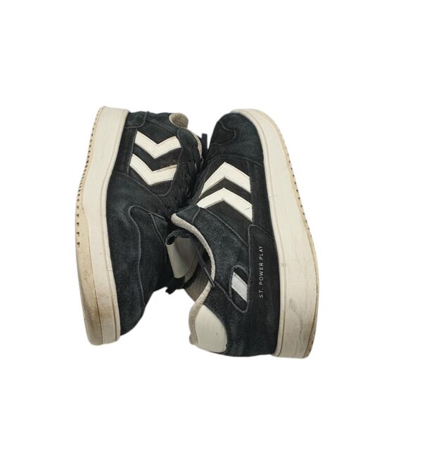 Adidasi barbati Hummel 46, piele intoarsa, negru - imagine 4