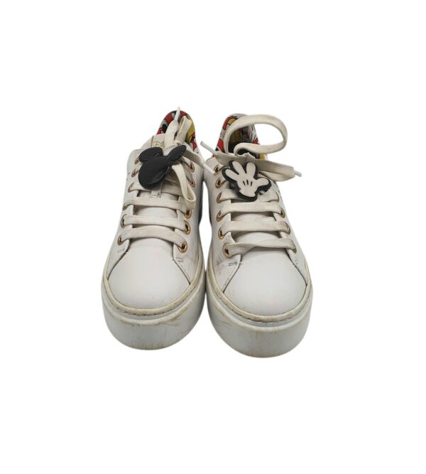 Adidasi dama 38, imitatie de piele, alb - imagine 3