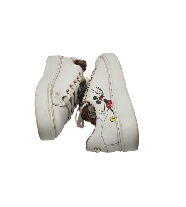 Adidasi dama 38, imitatie de piele, alb - imagine 4