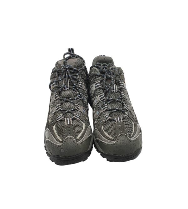 Adidasi dama Crane 38, imitatie de piele, material textil, gri - imagine 3
