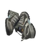 Adidasi dama Crane 38, imitatie de piele, material textil, gri - imagine 4
