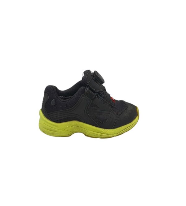 Adidasi copii Strauss 28, imitatie de piele, negru - imagine 1