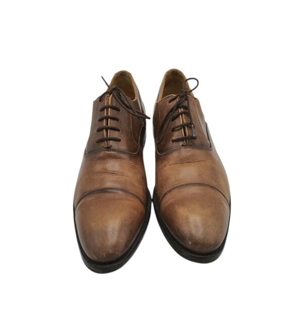 Pantofi barbati Heyraud 43, piele, maro - imagine 3