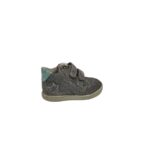Adidasi copii Pepino 22, piele intoarsa, material textil, gri