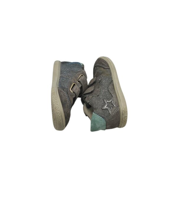 Adidasi copii Pepino 22, piele intoarsa, material textil, gri - imagine 4