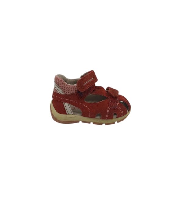 Sandale copii Superfit 22 piele intoarsa, rosu - imagine 1