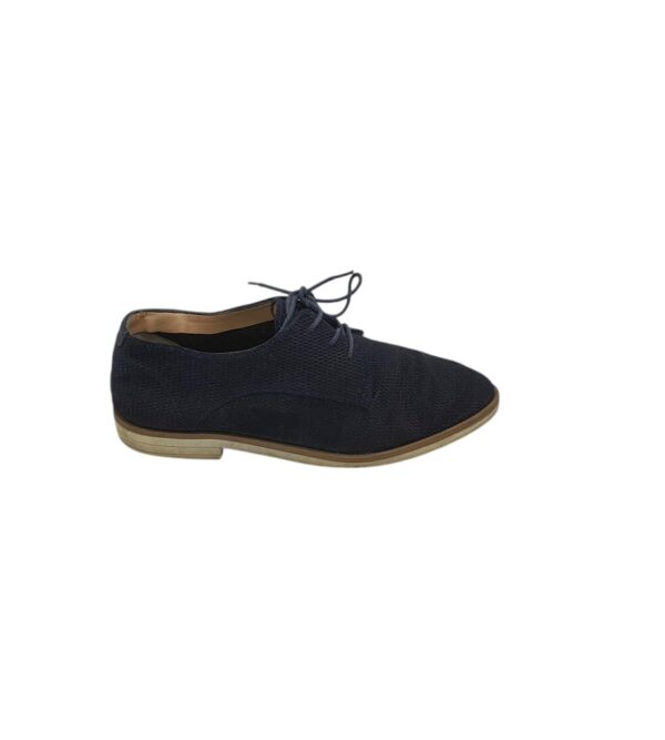 Pantofi dama  38, piele intoarsa, negru - imagine 1