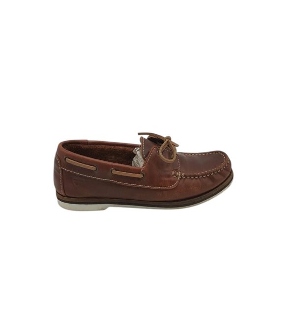 Mocasini dama Tamaris 38, piele, maro - imagine 1