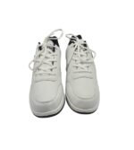 Adidasi barbati Fashion 45, imitatie de piele, alb - imagine 3