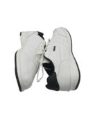 Adidasi barbati Fashion 45, imitatie de piele, alb - imagine 4
